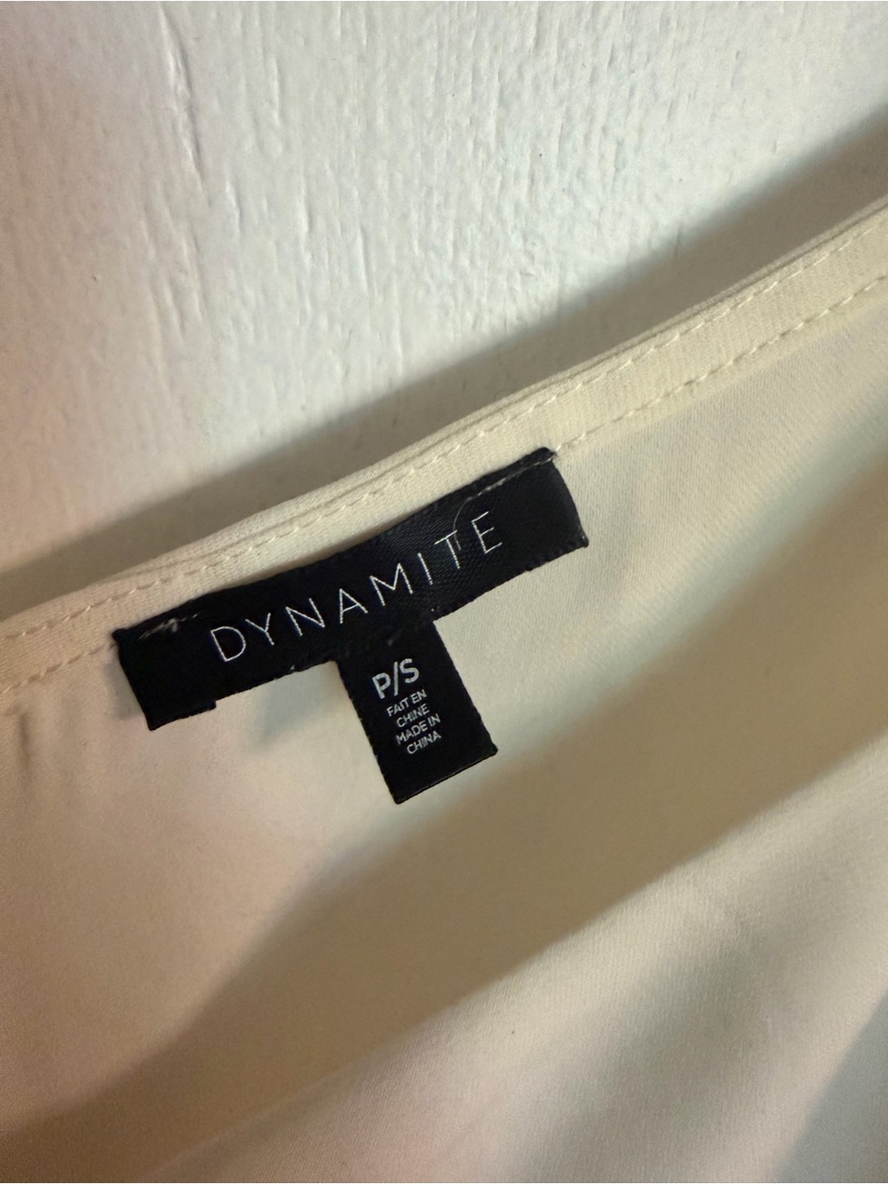 Dynamite off-white Button-Front Cami - Picture 5 of 5